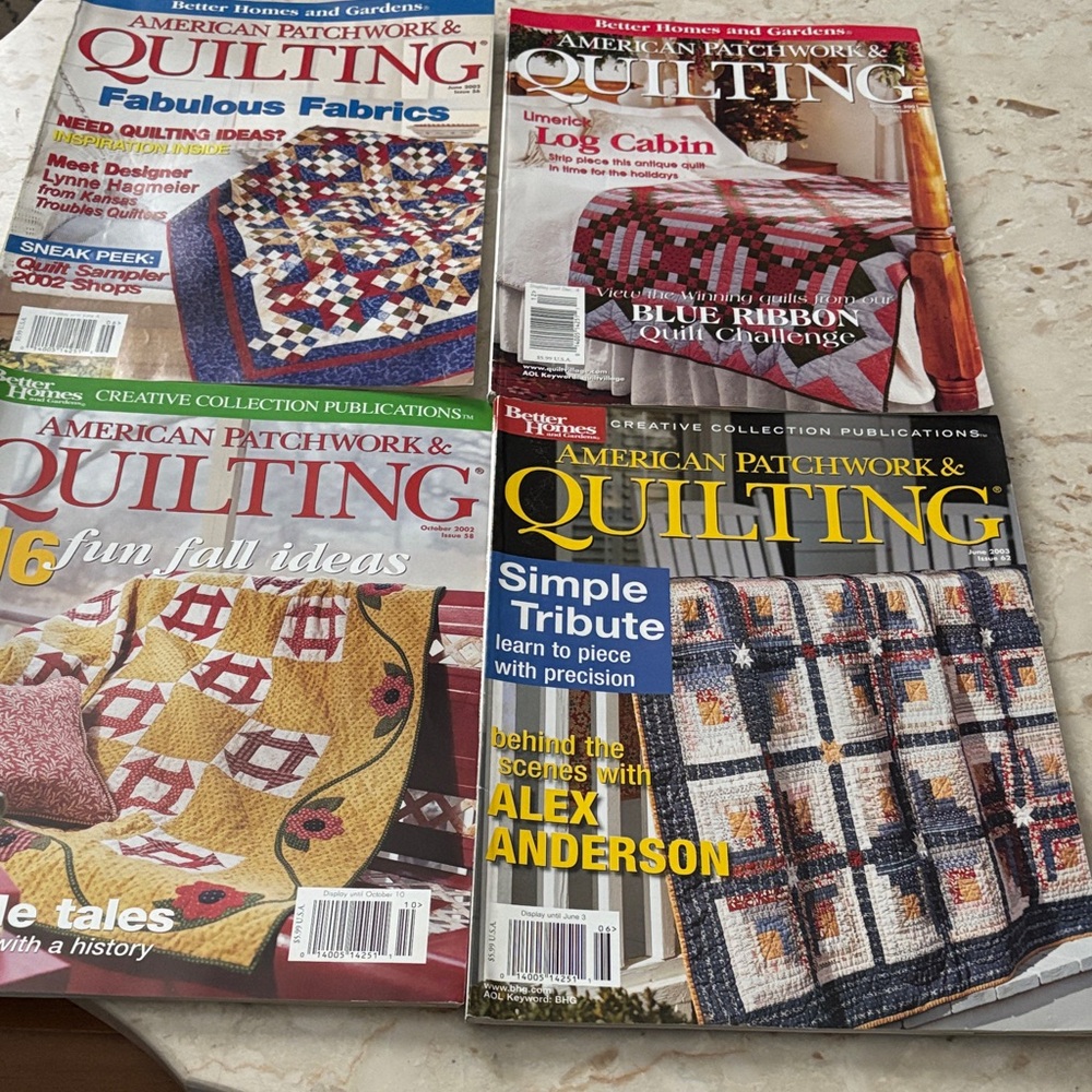 Vintage Better Homes & Garden Magazine Set 4.  Please see pictures for details